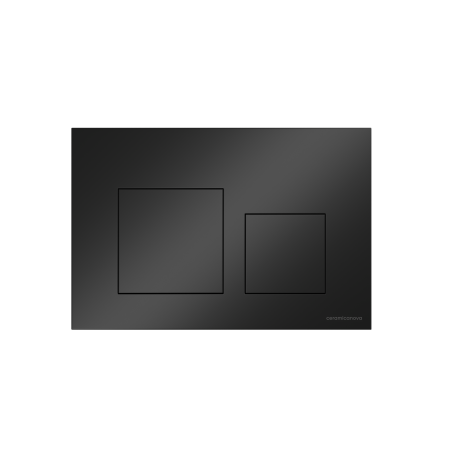 Кнопка смыва Balance, клавиши Square, цвет черный матовый, CN12-002MB