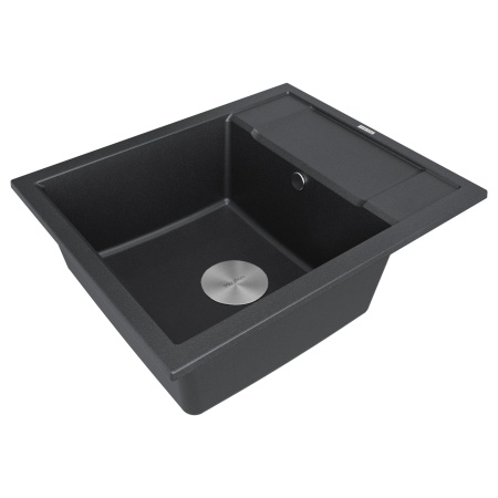 Мойка FLUGEN 50-600, IT-GRANIT, PM216050-BL, черный гранит, 600х500 мм, Paulmark
