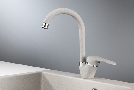 Смеситель для кухни Granula 1024 базальт