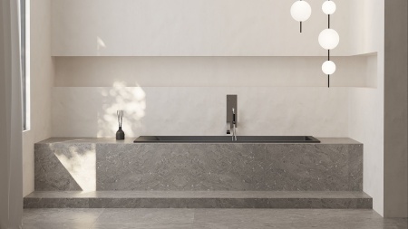 Ванна встраиваемая Salini CASCATA 170x70 покраска по RAL полностью, S-Sense, матовый 104413MF