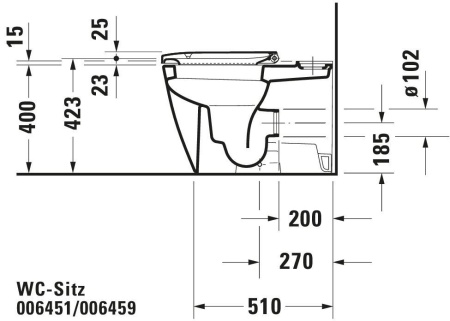 Сиденье для унитаза Duravit Happy D.2 0064591300