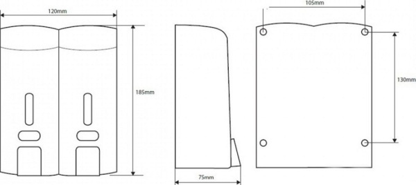 Дозатор для жидкого мыла Bemeta Hotel 121209135