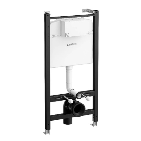 Laufen Pro Комплект 4 в 1:Унитаз подвесной, безободковый, смыв Rimless, с инсталляционной системой, сиденье с микролифтом, тонкое, клавиша смыва хром Z.RU93.0.761.5