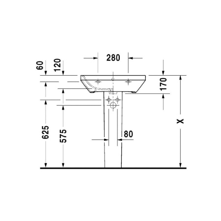Раковина Duravit Durastyle 60 см 2319600000