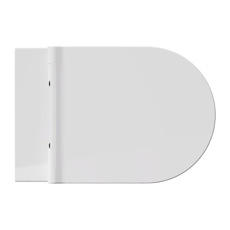 Alice Унитаз Unica 520х350, подвесной, безободковый, смыв aliflush+, белый глянцевый (без сиденья)