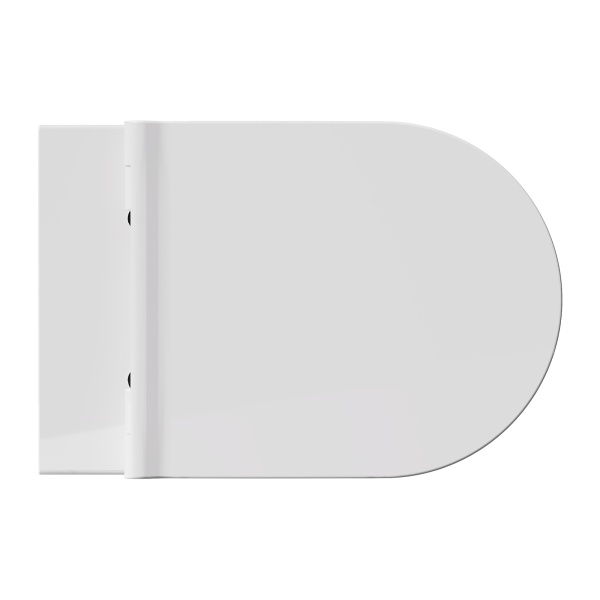 Alice Унитаз Unica 520х350, подвесной, безободковый, смыв aliflush+, белый глянцевый (без сиденья)