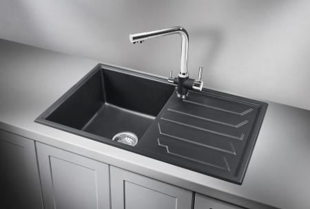Мойка для кухни Granula 8002 шварц, 80х50 см, прямоугольная