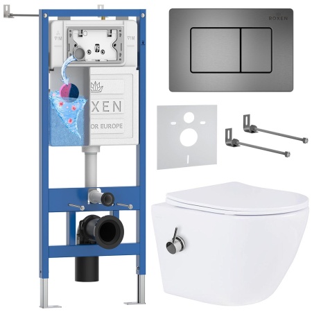 Комплект 6 в 1 RoxenBath StounFix Dual Fresh 960516 (состоит из: 710200, Steel 420280G, 530185-01Х)