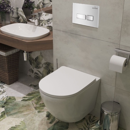 Комплект 4 в 1 RoxenBath StounFix Dual Fresh 871161 (состоит из: 710200, Glass 430280W)