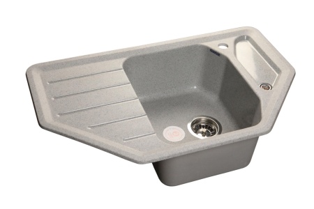 Кухонная мойка GranFest CORNER C-800E серый