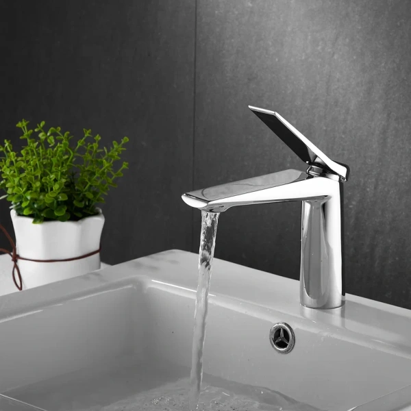 Смеситель для раковины Shevanik S8401, хром