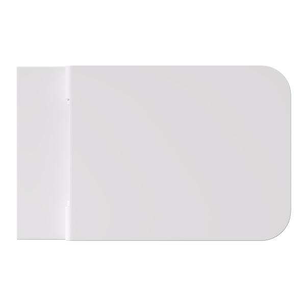 Alice Hide Square Унитаз подвесной 550*350, безободковый, белый матовый (без сиденья)