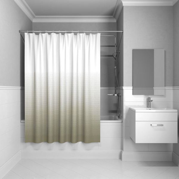 Штора для ванной комнаты 200х180см полиэстер IDDIS Basic B65P218i11