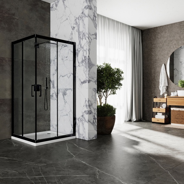 Душевой уголок Roxen Caspia 55060-90B (90*90*195)