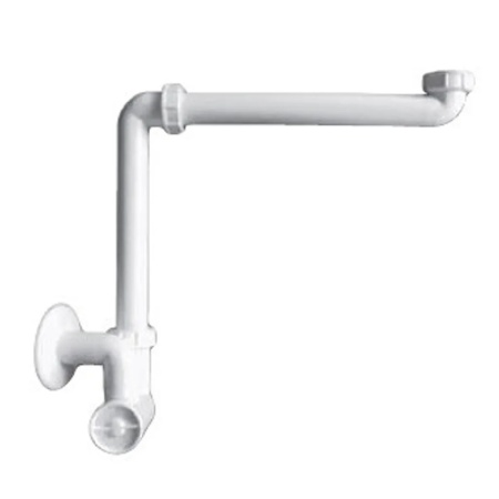 Laufen Libertyline Сифон для раковины, трубный, цвет: белый 8.9390.2.000.000.1