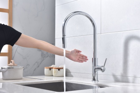 Смеситель для кухни SENSO, хром, Se215180-CR, Paulmark