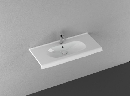 Раковина ISVEA Sentimenti накладная 1000*450*170 цвет белый 10SM50100SV