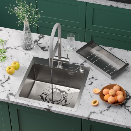 Кухонная мойка RoxenBath Simple 50 зернистый сатин