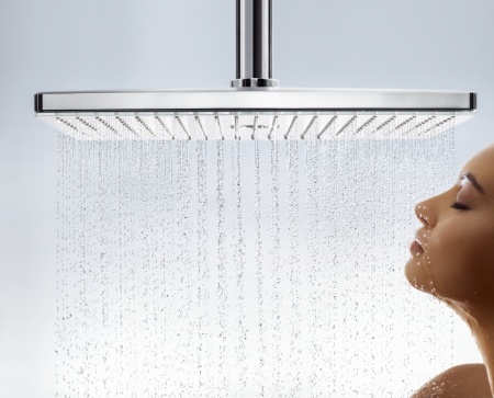 Hansgrohe Rainmaker Select Верхний душ 460 1jet с потолочным подсоединением хром-белый матовый 24002400