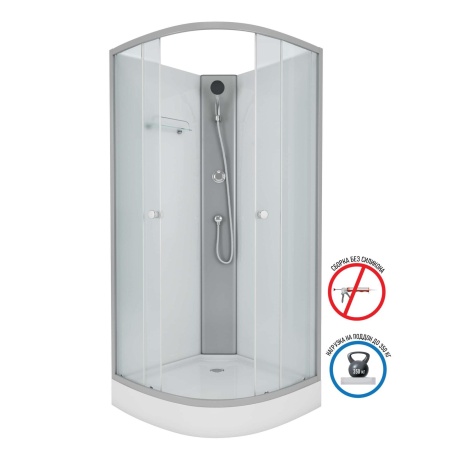 Душевая кабина Niagara Eco NG 4301-14BK без крыши