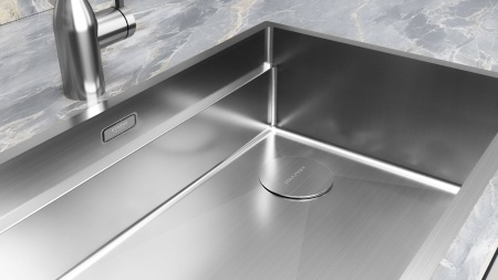 Мойка нерж. сталь NEXT-MULTI SINK 54 UNI, PM785445-BS, брашированная нерж.сталь, 540х450мм, Paulmark