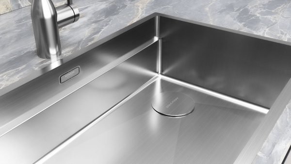 Мойка нерж. сталь NEXT-MULTI SINK 54 UNI, PM785445-BS, брашированная нерж.сталь, 540х450мм, Paulmark