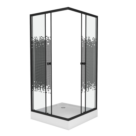 Душевой уголок Niagara Eco NG 008-14Q BLACK