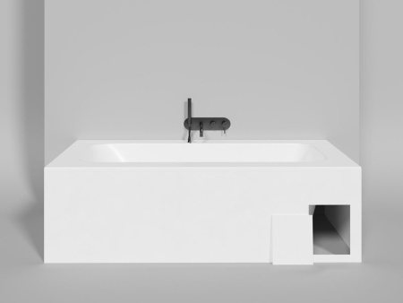 Ванна встраиваемая Salini ORLANDA PLUS 190x100, S-Stone, матовый белый 102024M