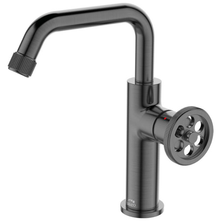 Смеситель для раковины Laveo Muro BAU_925D графит