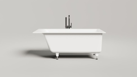 Ванна встраиваемая Salini CASCATA KIT 150x70, S-Sense, глянцевый белый 105012G
