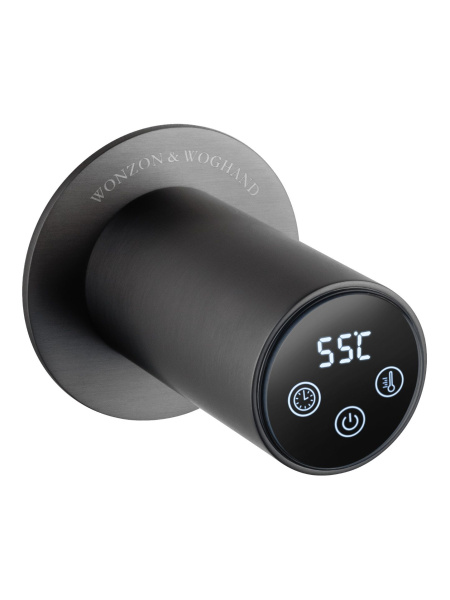 Полотенцесушитель электрический встраиваемый WONZON & WOGHAND, Темный графит (WW-A362-GM)