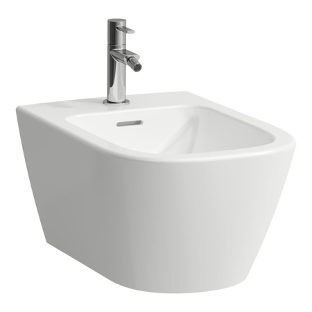 Laufen Meda Биде подвесное 54x36x27см., 1 отв., цвет: белый глянцевый 8.3011.0.000.302.1