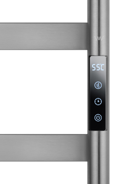 Полотенцесушитель электрический напольный WONZON & WOGHAND, Темный графит (WW-A207-GM)