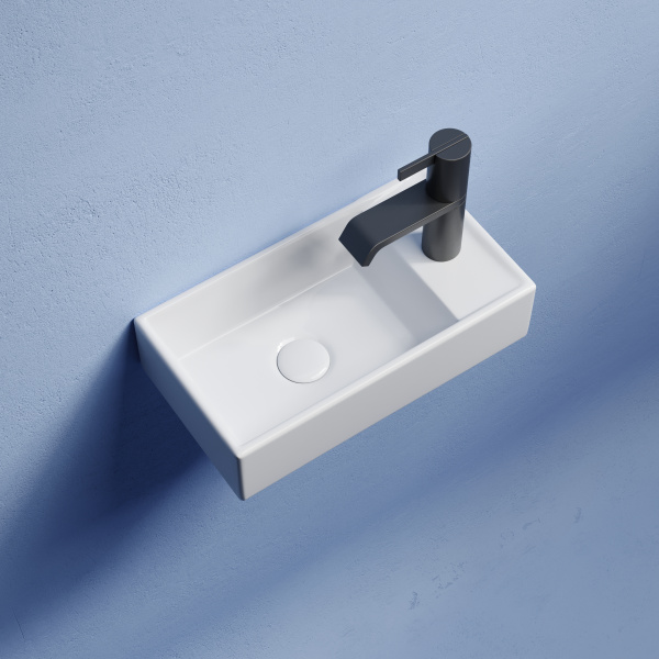 Умывальник Ceramicanova чаша накладная круглая (цвет Белый Матовый) Element 360x360x120мм