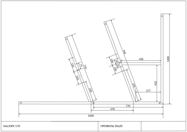 Рама для ванны Cersanit KALIOPE 170, K-RW-KALIOPE*170n