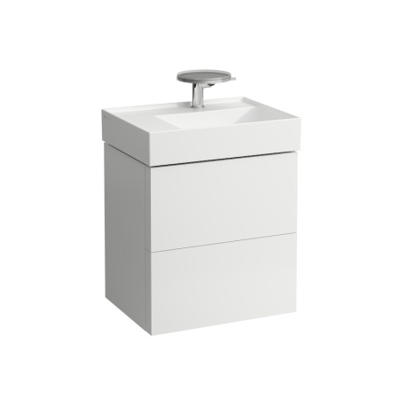 Подвесная раковина Kartell by laufen 60х46х12 см, без отверстия для смесителя, без перелива, SaphirKeramik, с отв. под смеситель 8.1033.5.000.112.1