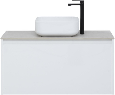 Тумба под раковину Aquanet Nova Lite 100 белый (1 ящик)