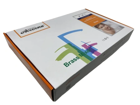 Смеситель для кухни Accoona А5179F-13 с выходом для питьевой воды, черный/хром