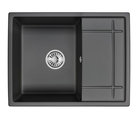 Мойка для кухни Granula 6501 турмалин, 65,5х50 см, прямоугольная