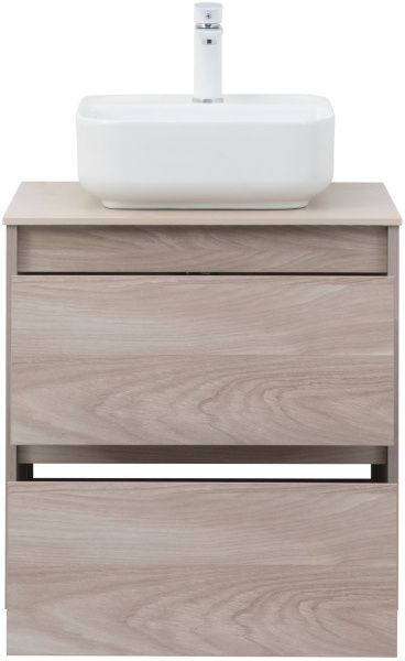 Тумба под раковину Aquanet Nova Lite 60 орех светлый (2 ящика)