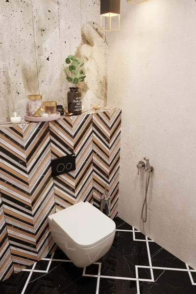 Комплект для подвесного унитаза 5 в 1 Lavinia Boho Relfix 77010037