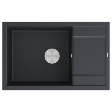 Мойка FLUGEN 60, IT-GRANIT, PM317850-AN, антрацит, 780х500 мм, Paulmark
