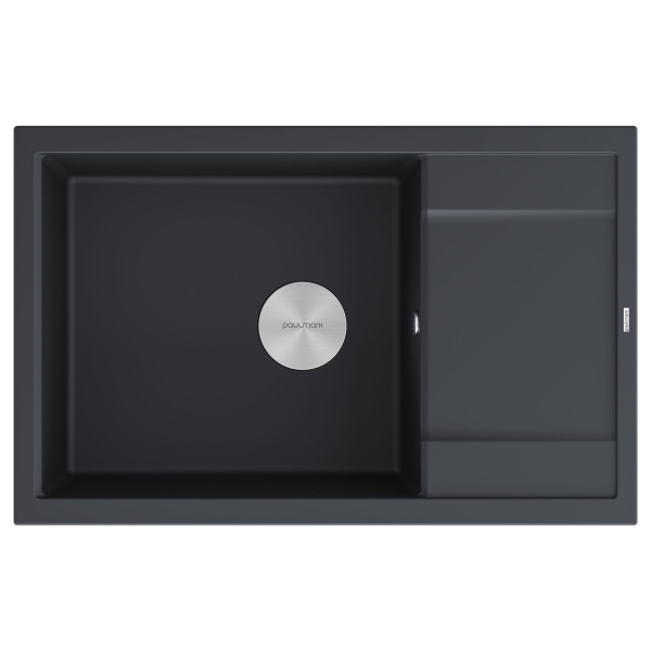Мойка FLUGEN 60, IT-GRANIT, PM317850-AN, антрацит, 780х500 мм, Paulmark