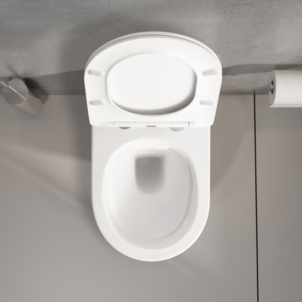 Унитаз подвесной WesnaArt NOVA 204-NOV03, белый