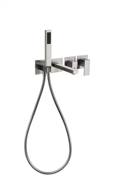 Смеситель для ванны скрытого монтажа Grocenberg GB5060 Никель