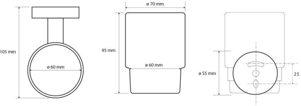 Стакан Bemeta White 104110014