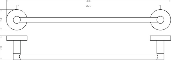 Держатель для полотенец Bemeta Rawell 104104272