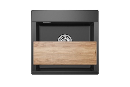 Мойка для кухни Granula Estetica 5201 шварц, 52х50 см, прямоугольная