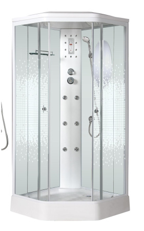 Душевая кабина Niagara Ultra NG-306-01 90х90х220, низкий поддон 16 см, стекло мозаика