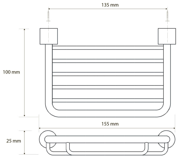 Мыльница для ванной Bemeta Cytro 146208132